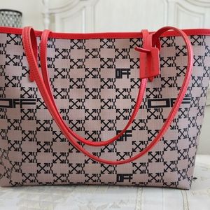 Off-White Allover Logo Tote Bag (AUTHENTIC)